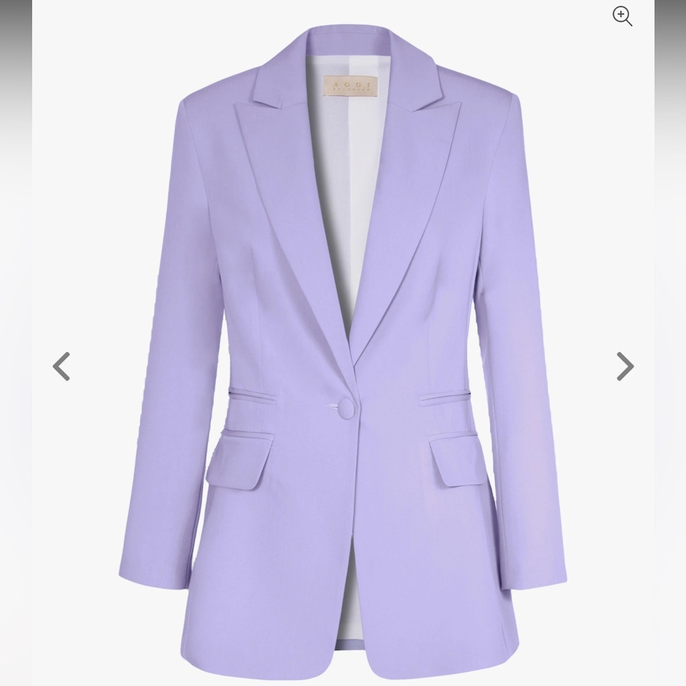 Aggi by Halewski lavender Blazer brand new